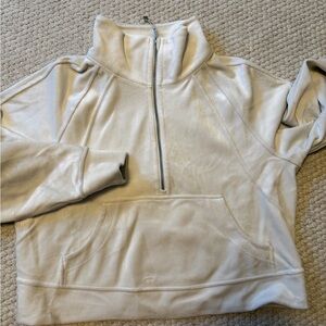 Lululemon velour Cream Sweatshirt